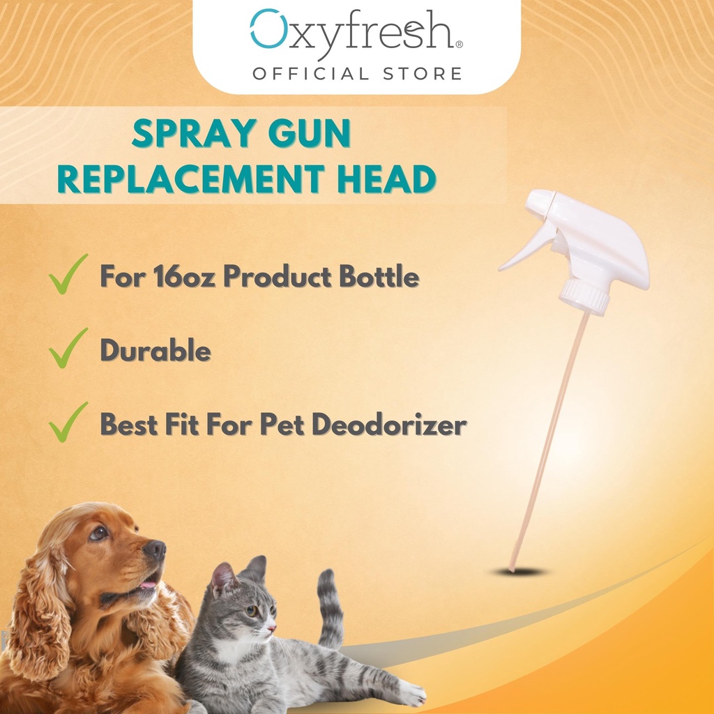 Oxyfresh Spray Gun Trigger Sprayer for Pet Deodorizer (16oz) Shopee