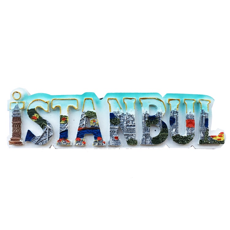 Turkey Istanbul Refrigerator Magnets 3D Resin Handmade Refrigerator Magnets Creative Souvenirs Home Decoration