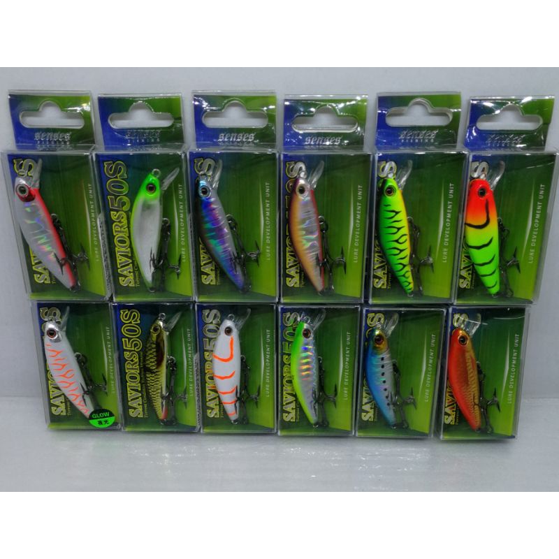 SENSES Saviors 50S Sinking Minnow 50mm/6.5g | Shopee Malaysia