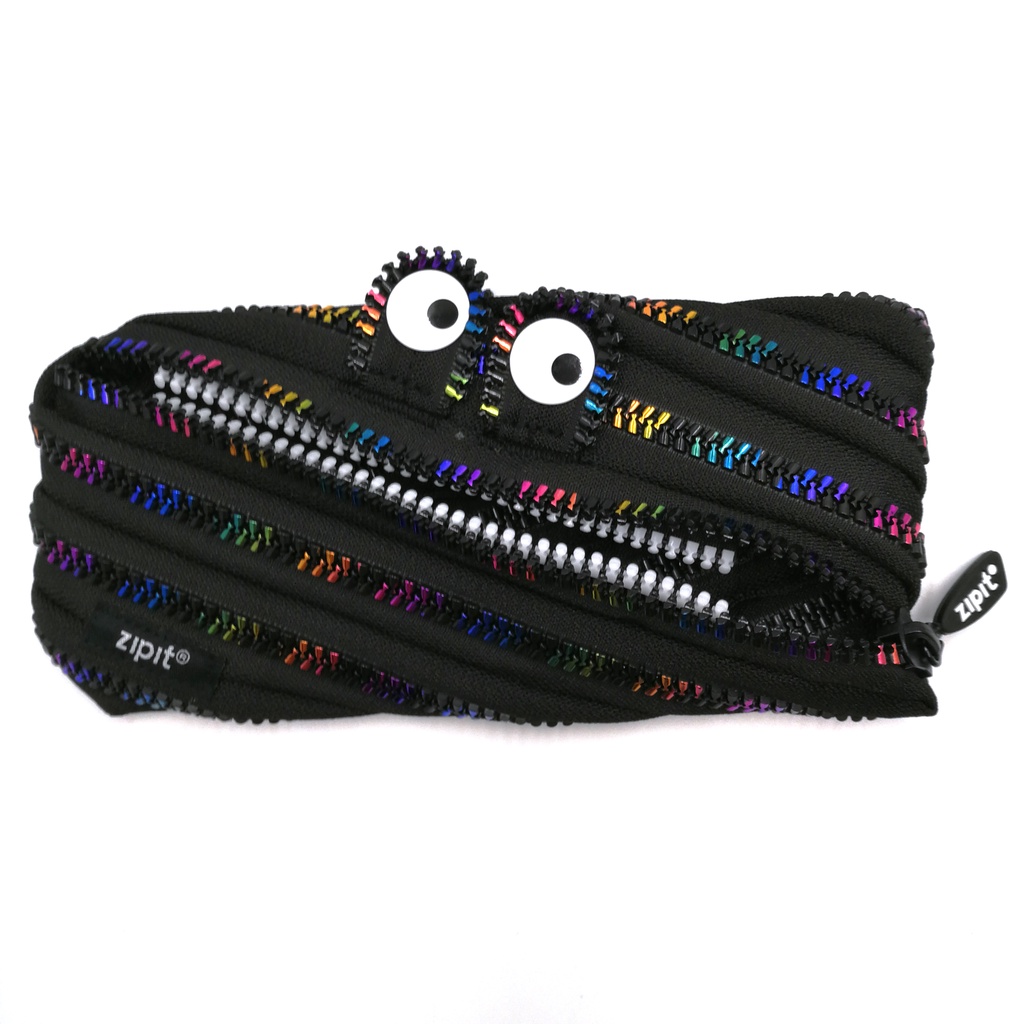 Zipit Monster Pouch, Special Edition - Black & Rainbow Teeth | Shopee ...