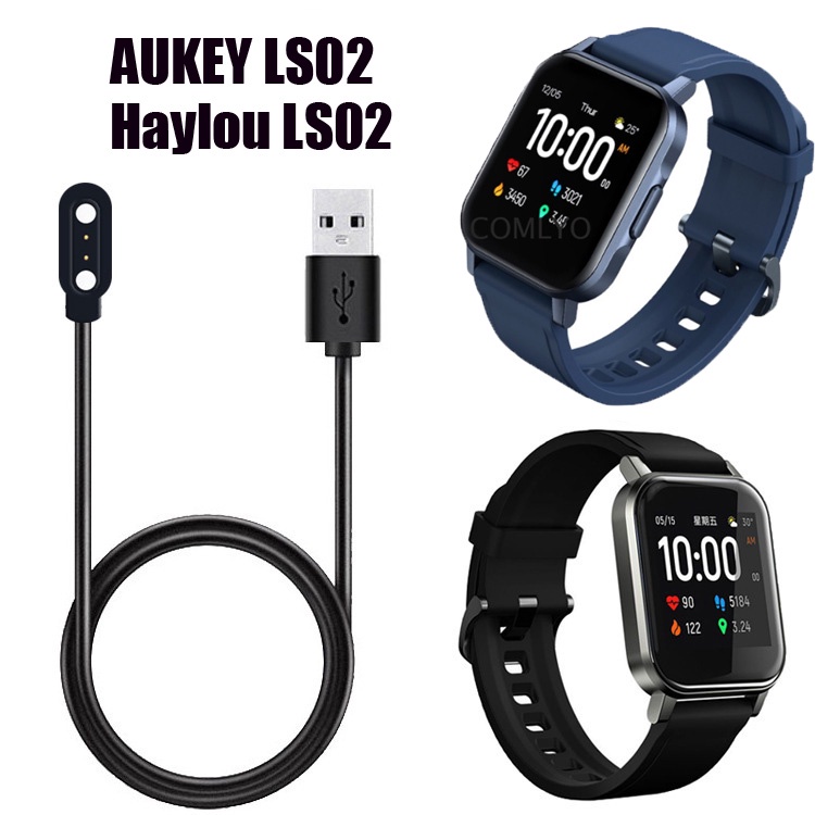 For AUKEY LS02 Charger Haylou LS02 Smart watch Adapter USB
