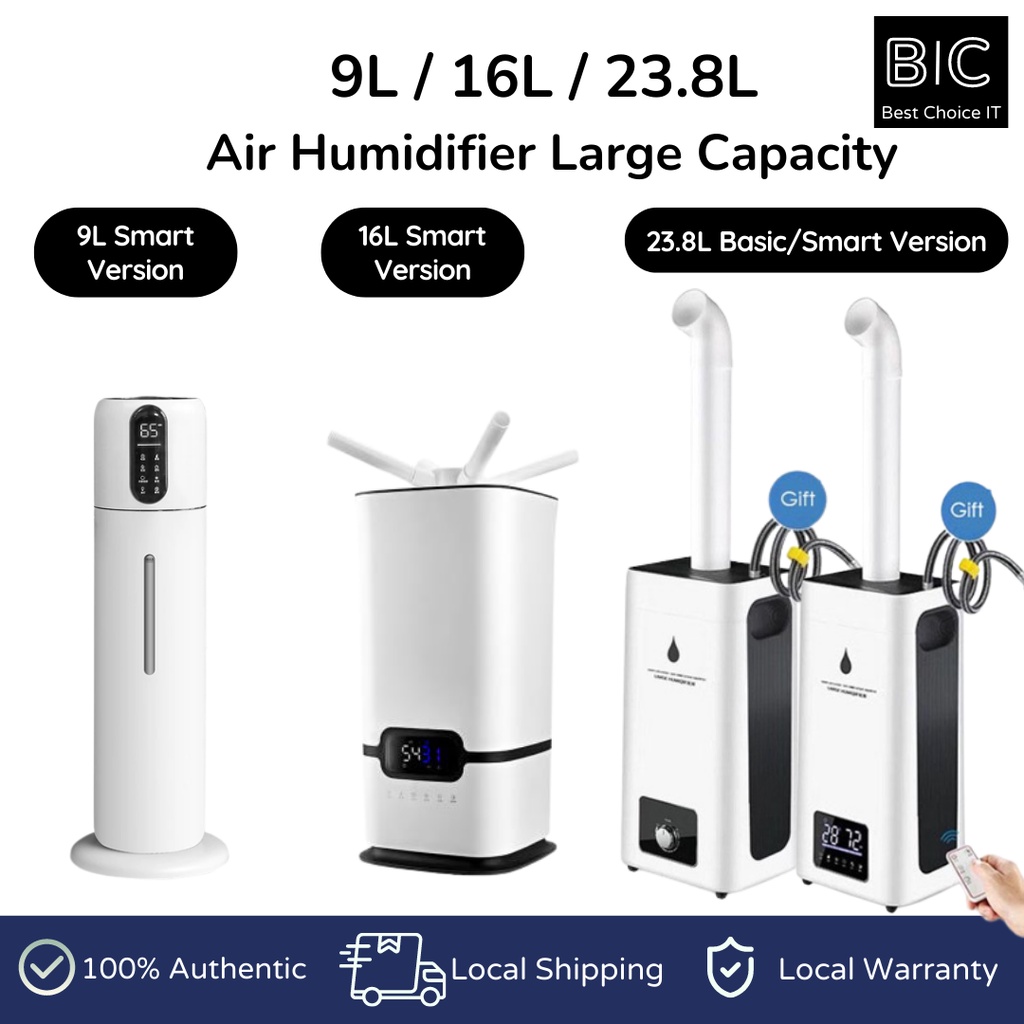 (Ready Stock) 9L / 16L / 23.8L Air Humidifier Sterilization Large Capacity For Home Living Room ,Office Antibacterial