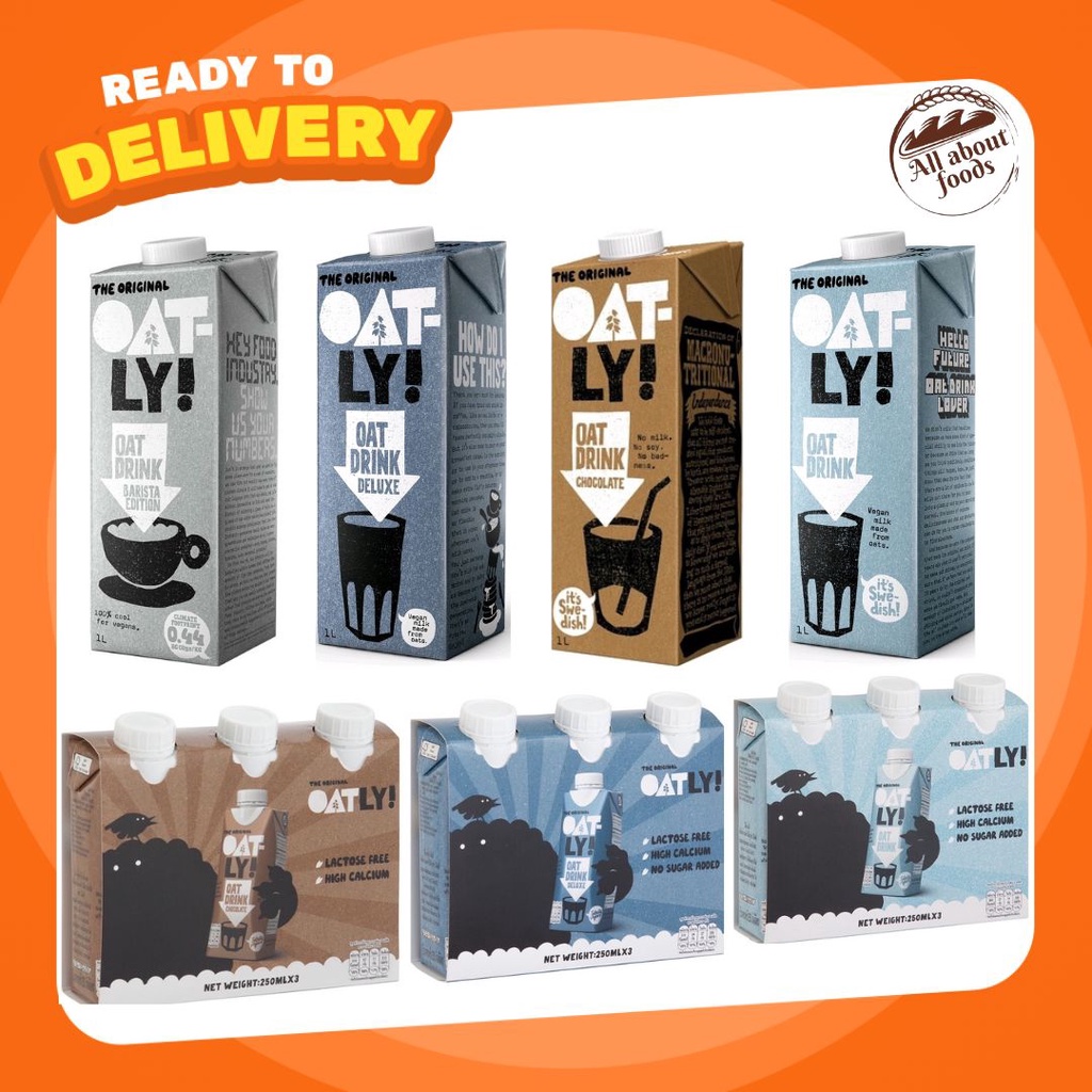 Oatly Oat Drink Barista Edition 1L Oatmeal 1 Liter goodmate sogood ...