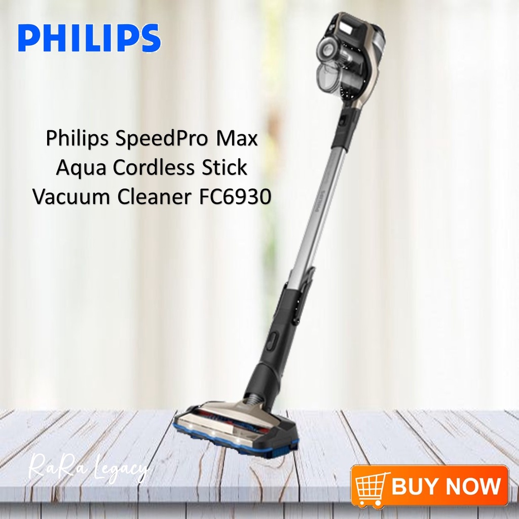Philips SpeedPro Max Aqua Cordless Stick Vacuum Cleaner FC6903 Shopee