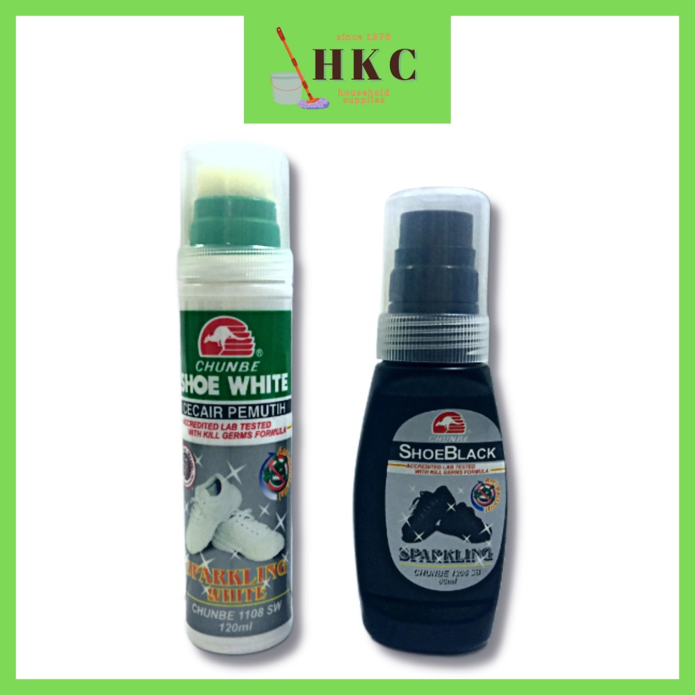 Chunbe Sparkling Shoe White Kapur Kasut Putih Hitam Pemutih Kasut Sekolah Shoes Whitening