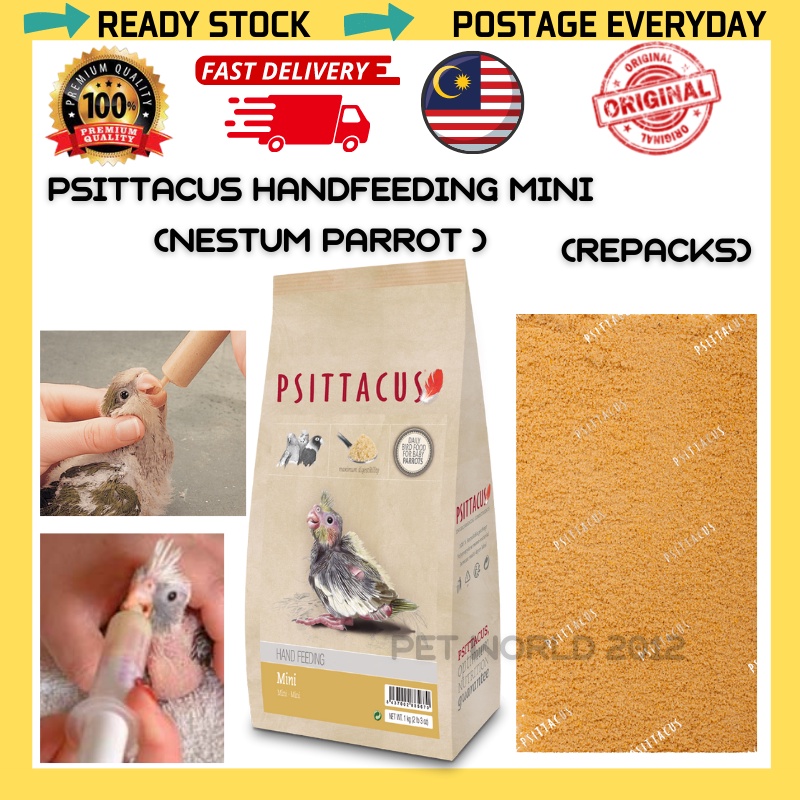 Psittacus Mini Hand Feeding Nestum Parrot (Repacks), Cockatiels ...