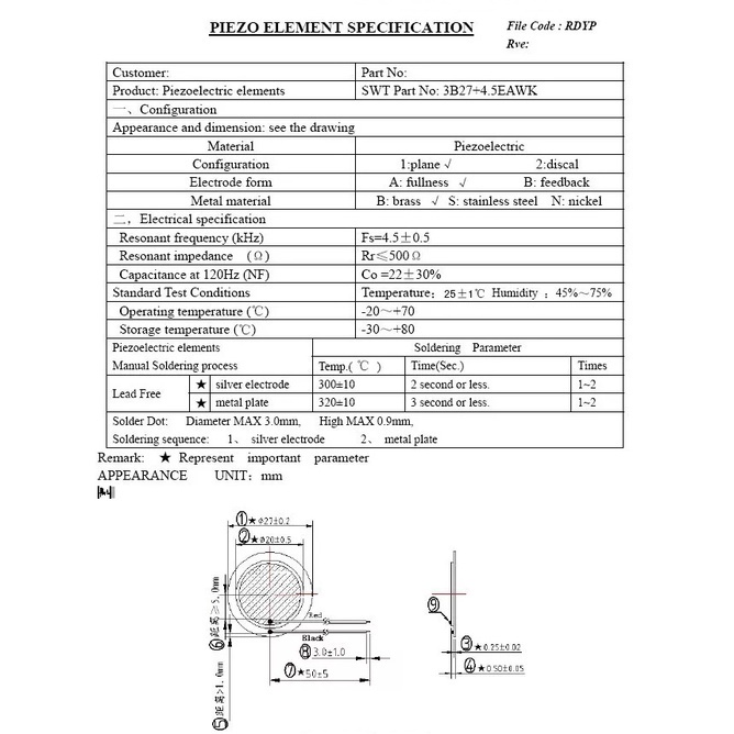 Reliable Multi Analog Piezoelectric Ceramic Vibration Sensor Electronic Building Blocks Single Machine Module - Image 3