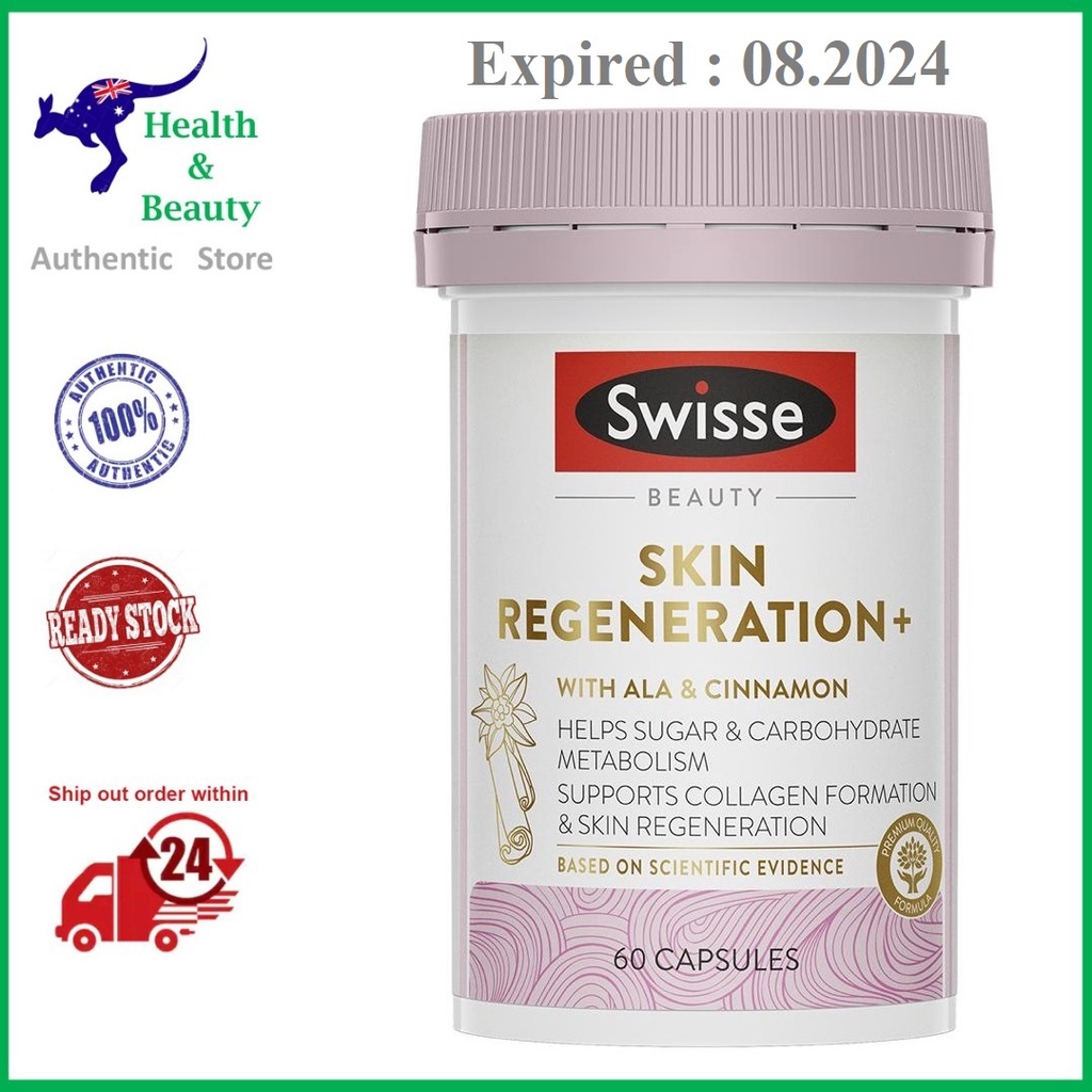 [100% From AUS] SWISSE Skin Regeneration (60 Capsules) | Shopee Malaysia