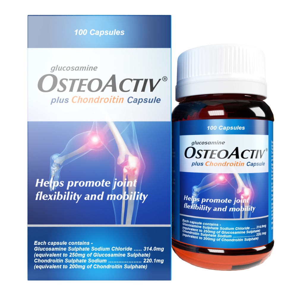 OSTEOACTIV Plus Chondroitin 100 Capsule X 2 (TWINPACK) | Shopee Malaysia