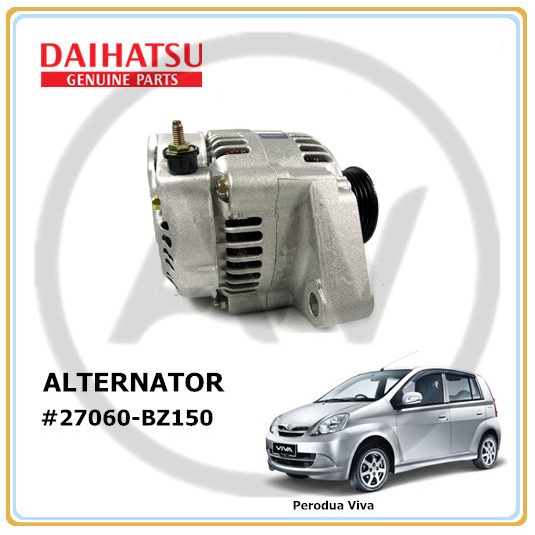 Original Daihatsu Perodua Viva 660 850 1.0 55A Alternator (2 Pin) (4PK