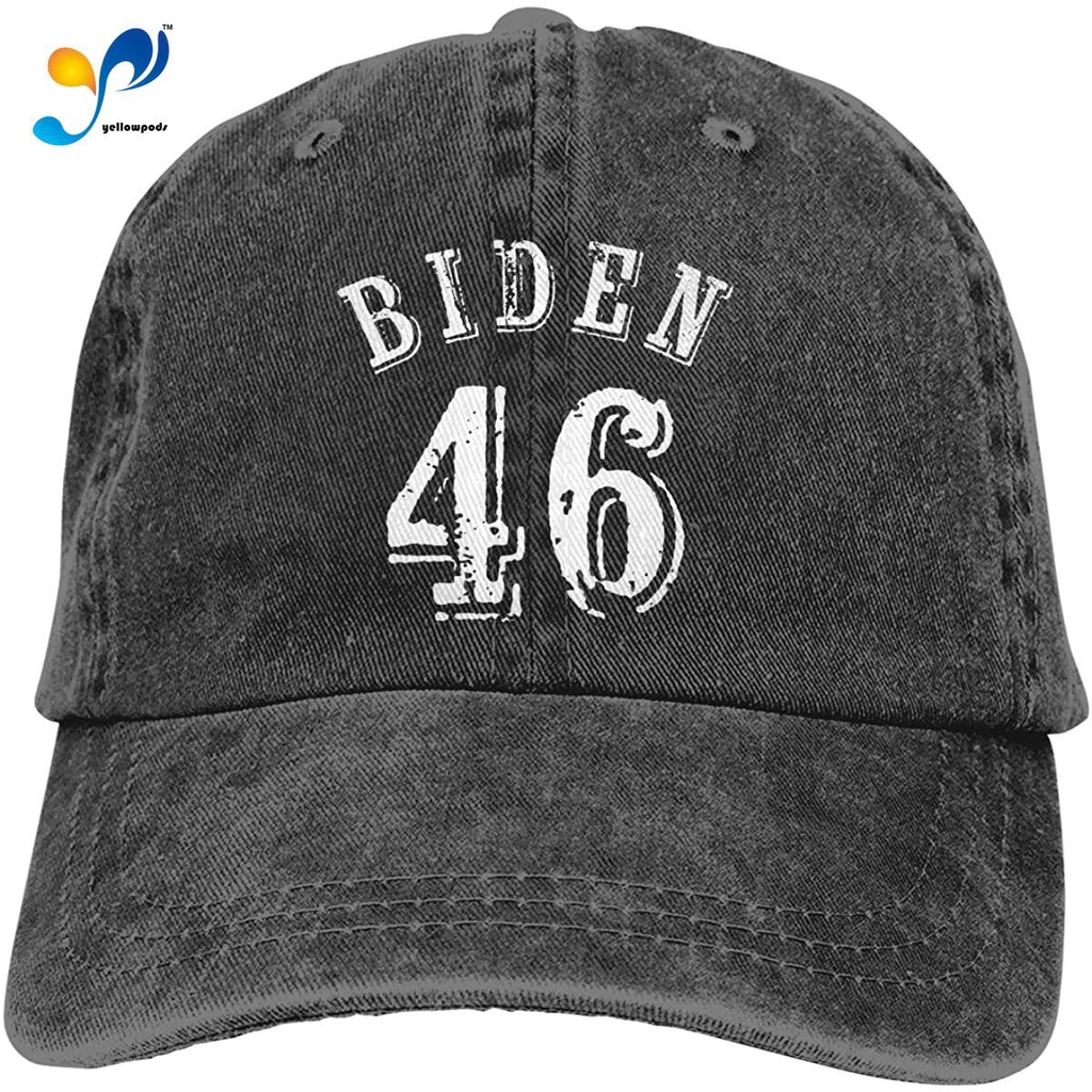Joe Biden 46th President Biden 2022 Denim Baseball Cap, Unisex Vintage
