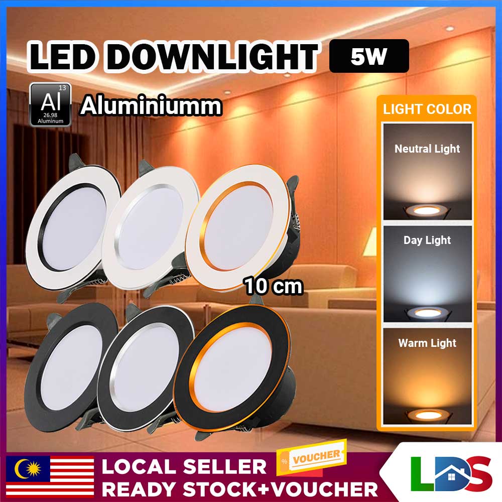 LDS Indoor Ceiling LED Downlight 2.5inch 3 Colors Changeable Flicker