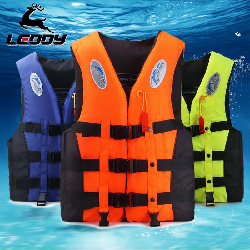 CE Certified Professional Thickened Life Jacket Large Buoyancy Adult Marine Fishing Vest Children Swimming Portable Survival