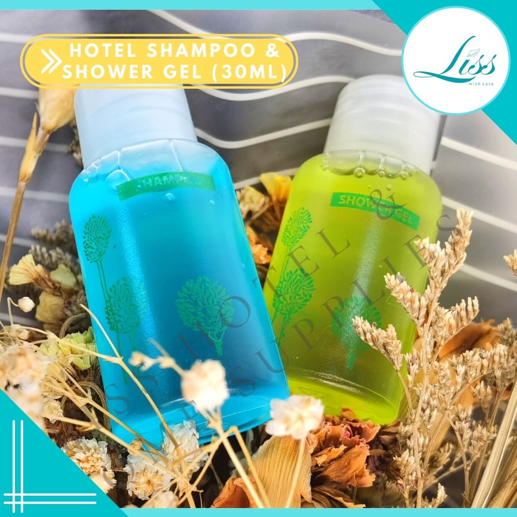 CARE AMENITIES Hotel Shampoo and Hotel Shower Gel 50pcs (30ml) Shopee Malaysia