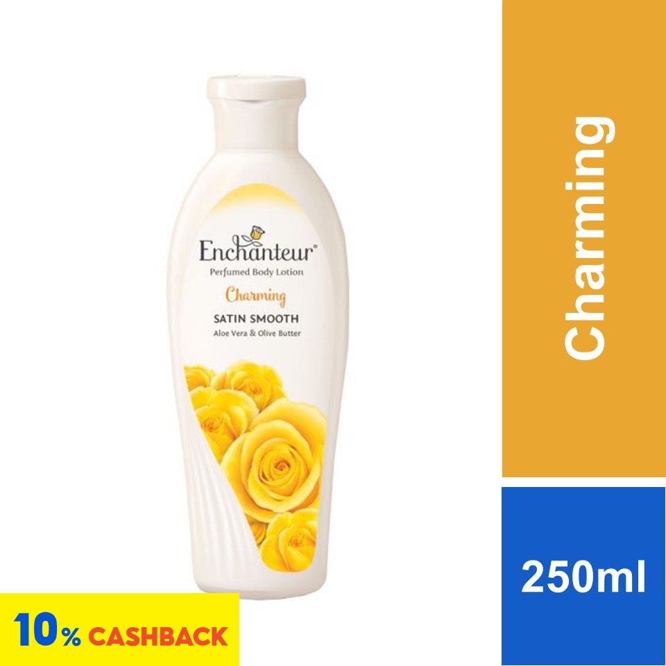 Enchanteur Hand & Body Lotion Satin Smooth Charming 250ml Shopee Malaysia