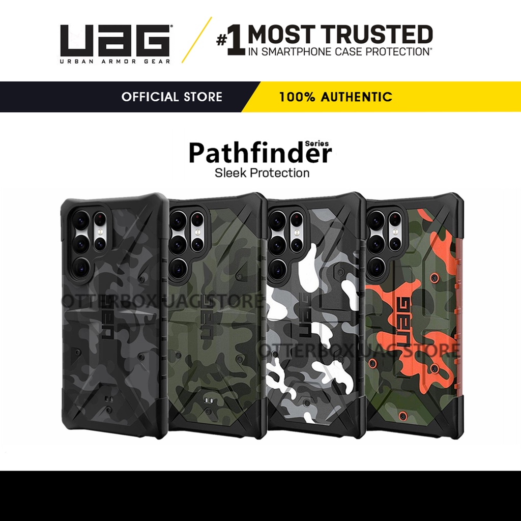 UAG Samsung Galaxy S22 S21 Ultra / S22 S21 Plus / S22 S21 Pathfinder SE Samsung Casing Cover Camouflage Tough Design Military Drop Tested Protective Case