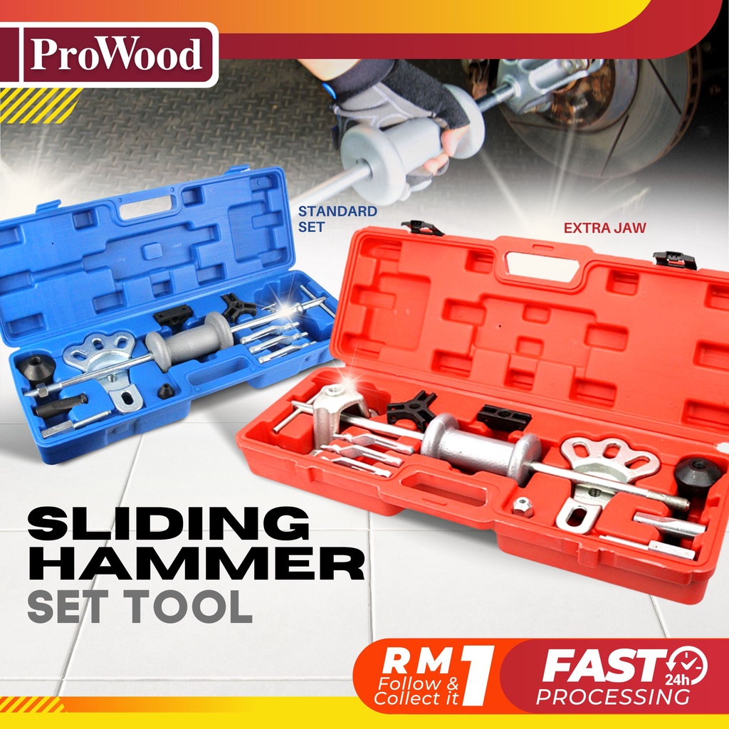 PROWOOD Axle Slide Hammer Dismantle Tool Kit Jaw Puller Wrench Bearing