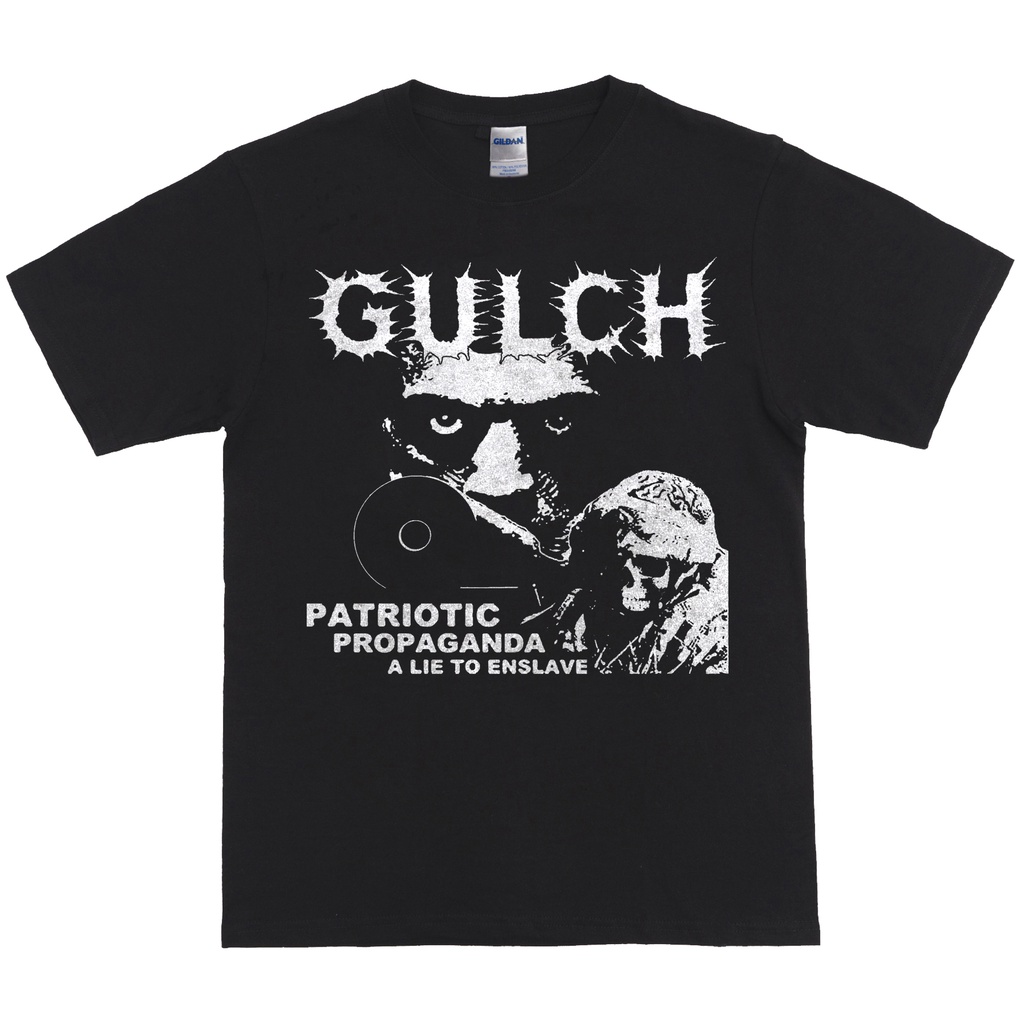 GULCH Patriotic Propaganda Band T-Shirt Hardcore Punk Merchandise Band T-Shirt