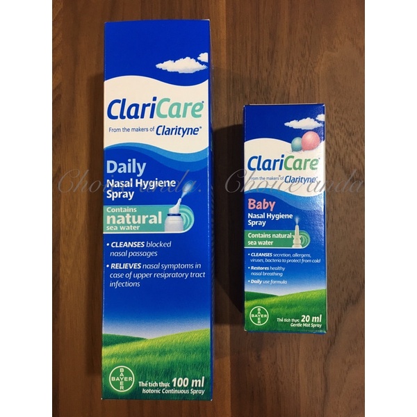 (( Expiry Date 06/24 )) ClariCare Baby Nasal Hygiene Spray 20ml