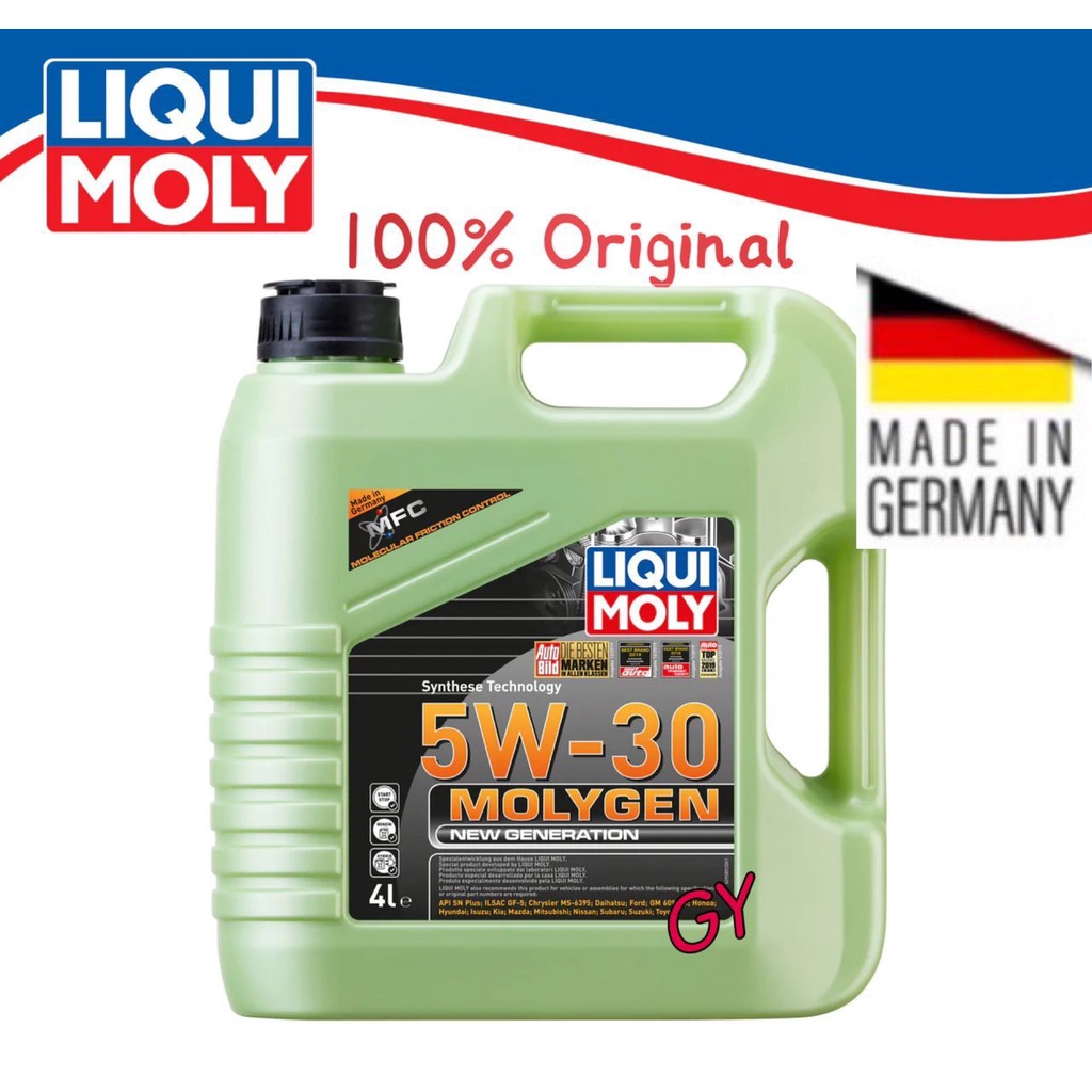 100 Original Liqui Moly MOLYGEN New Generation (4L) 5W30 Fully