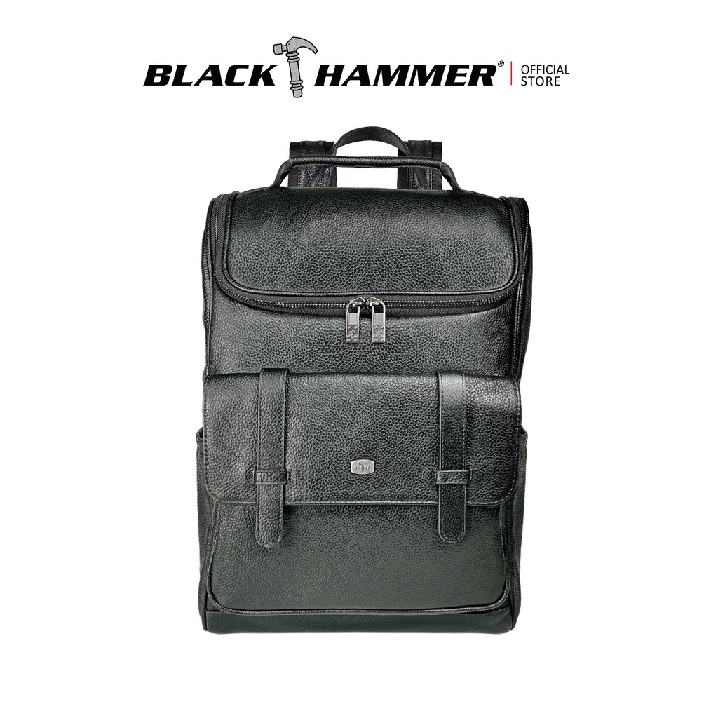 Black Hammer Genuine Leather Backpack RG8055