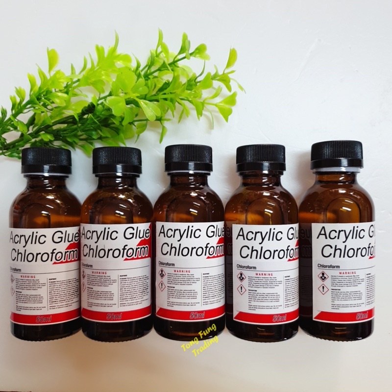Ready Stock 30ml / 50ml Acrylic Glue Chloroform / Perspex Glue / Pmma