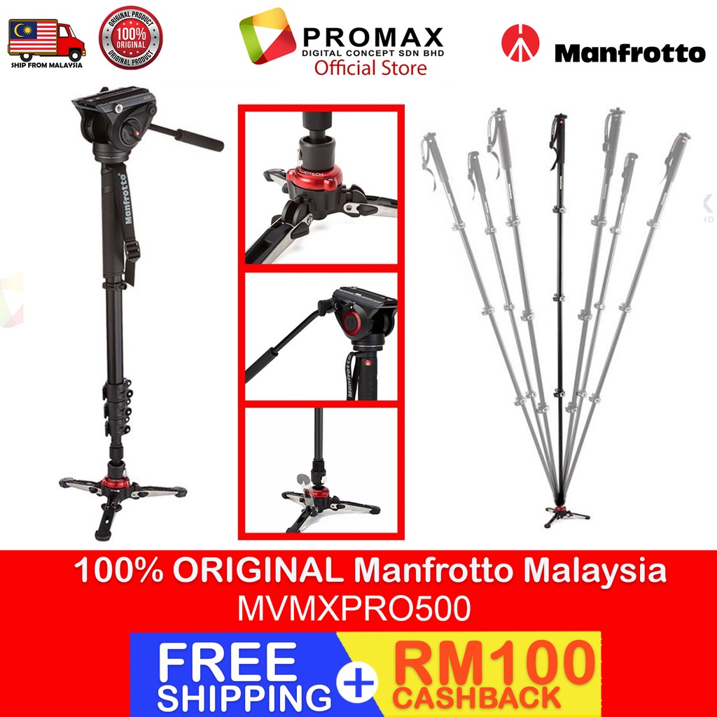 manfrotto mvmxpro500 monopod