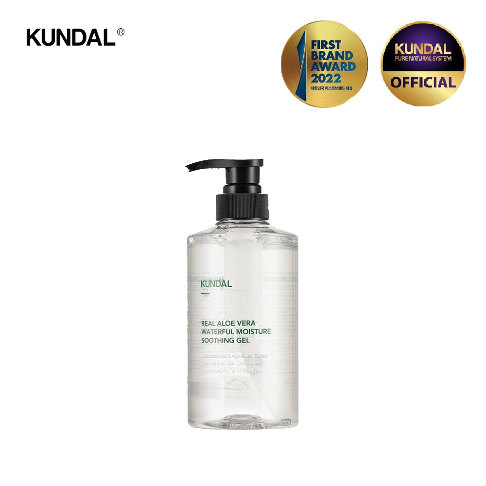 [KUNDAL] Real Aloe Vera Waterful Moisture Soothing Gel 500ml | Shopee ...