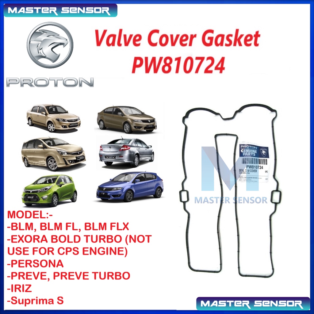 Genuine Proton Valve Cover Gasket PW810724Proton BLM FLX /Persona