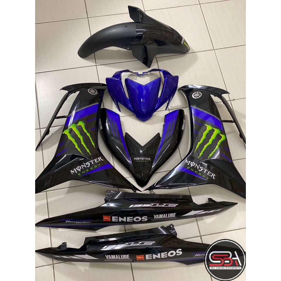 COVERSET BODYSET LC135 LC V8 MONSTER LTD FUEL INJECTION FI YAMAHA SIAP TANAM DOCTOR 005 OEM