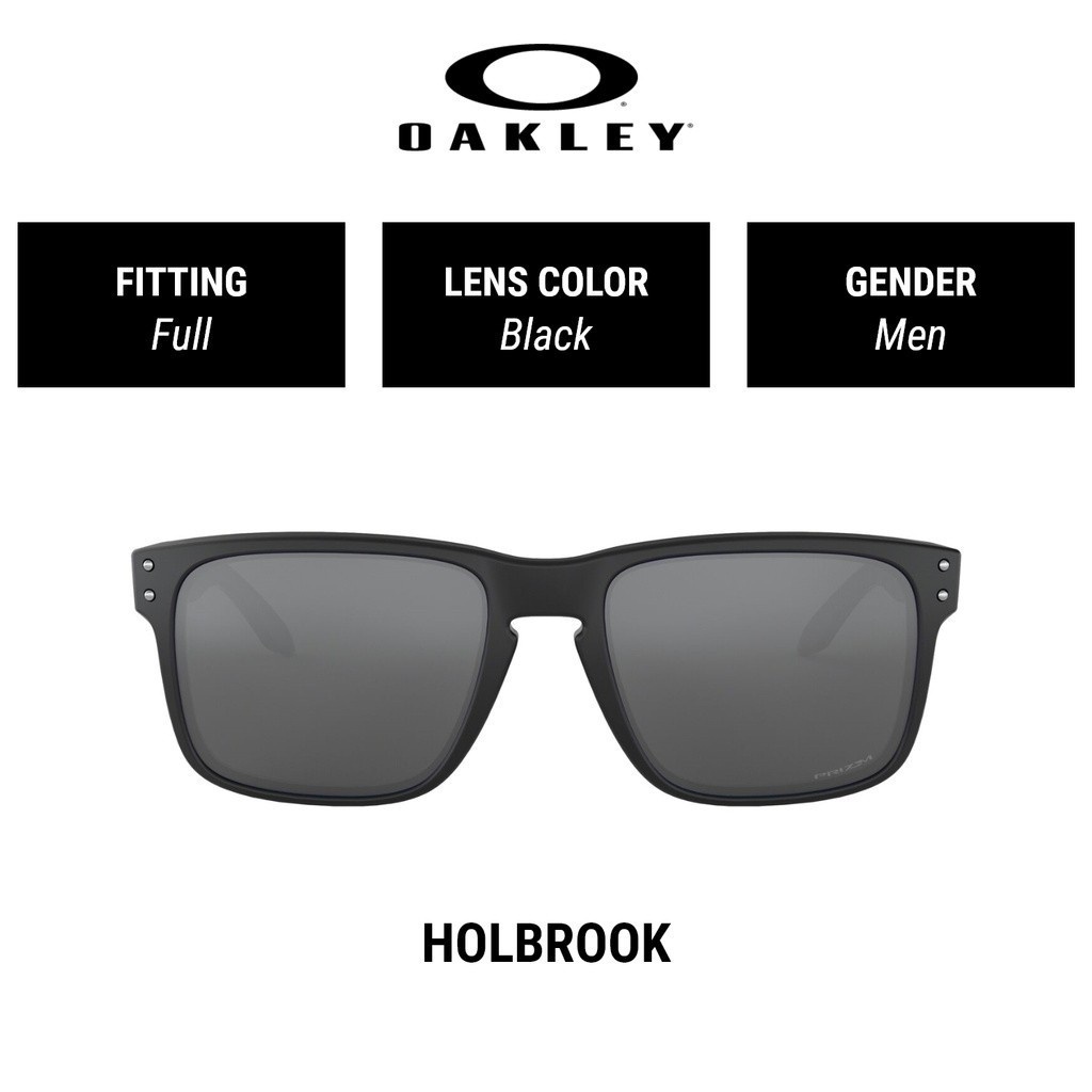 Oakley Holbrook Men Full Fitting Prizm Sunglasses (56 mm) OO9244 924427 |  Shopee Malaysia