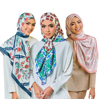 SHAWLPUBLIKA NAMASTE PRINTED SQUARE TUDUNG BAWAL TUDUNG SATIN | Shopee ...