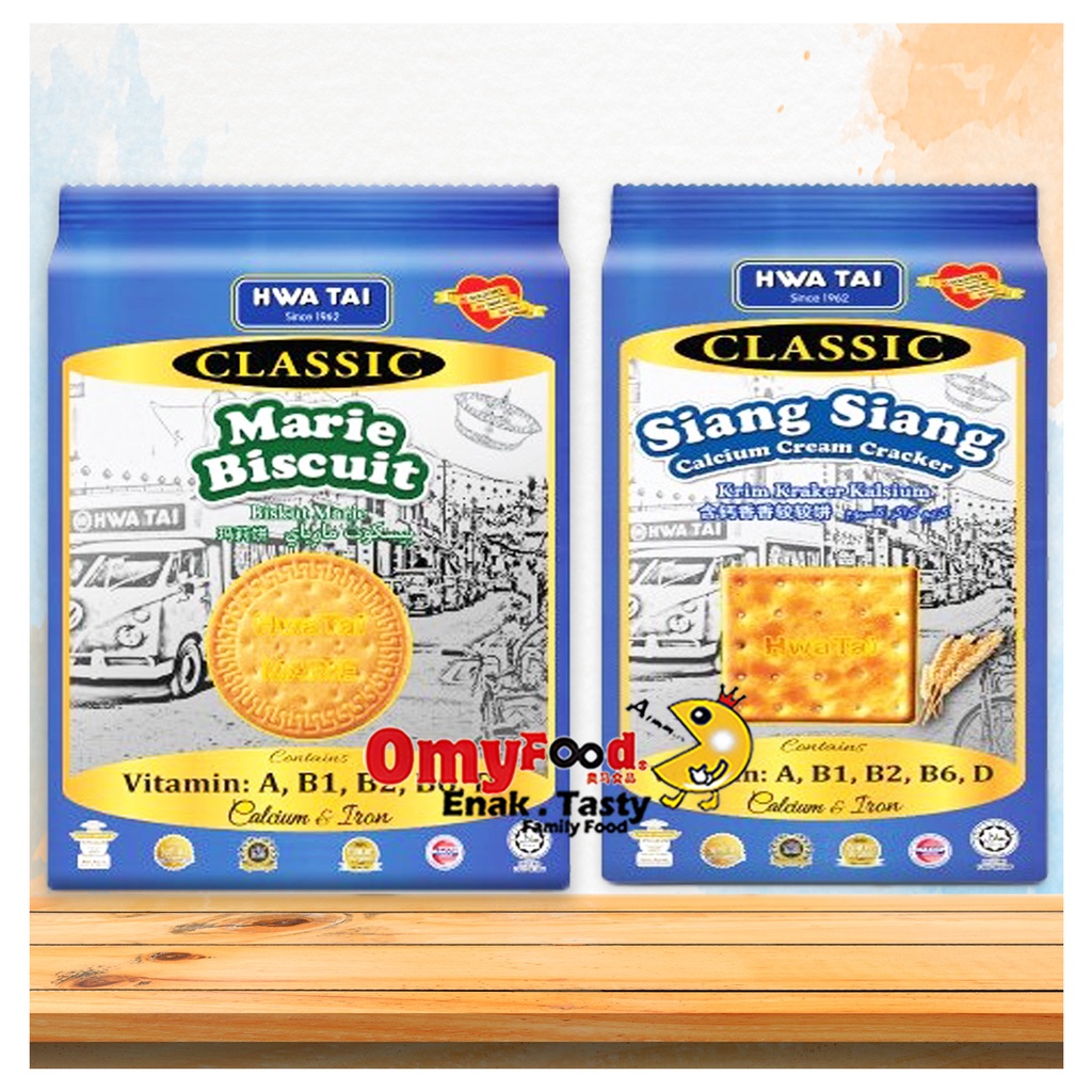 270g/400g Hwa Tai Classic Biscuit [Cream Cracker/Marie][OmyFood