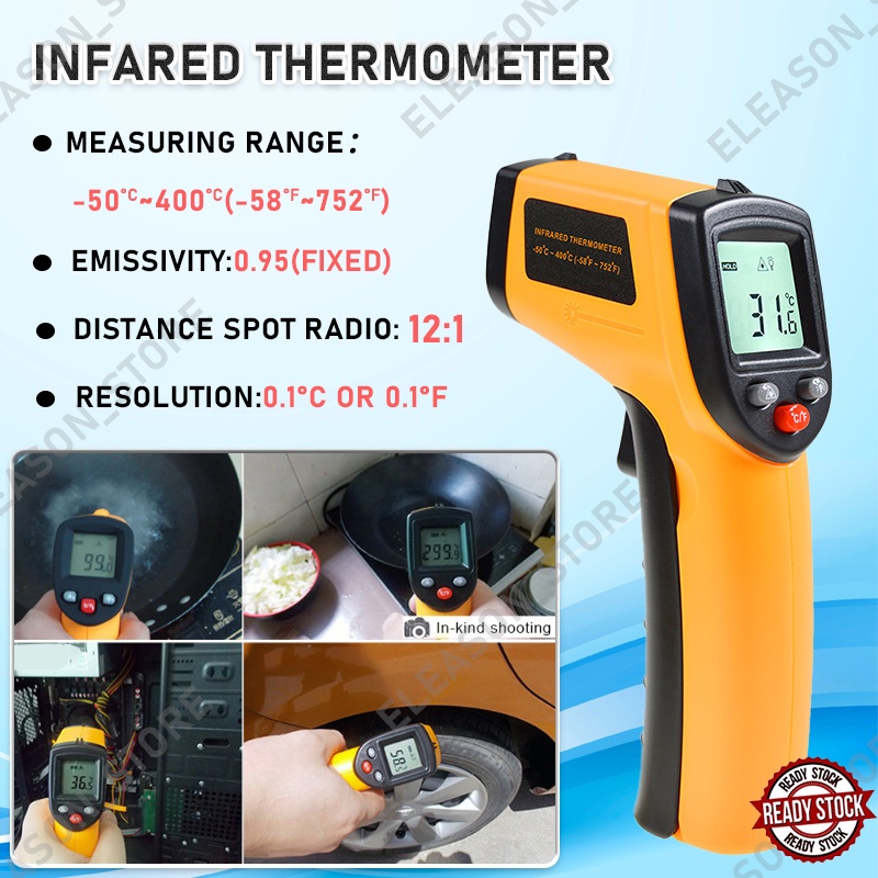 GM320 Laser Digital Infrared Thermometer Industrial Thermometer
