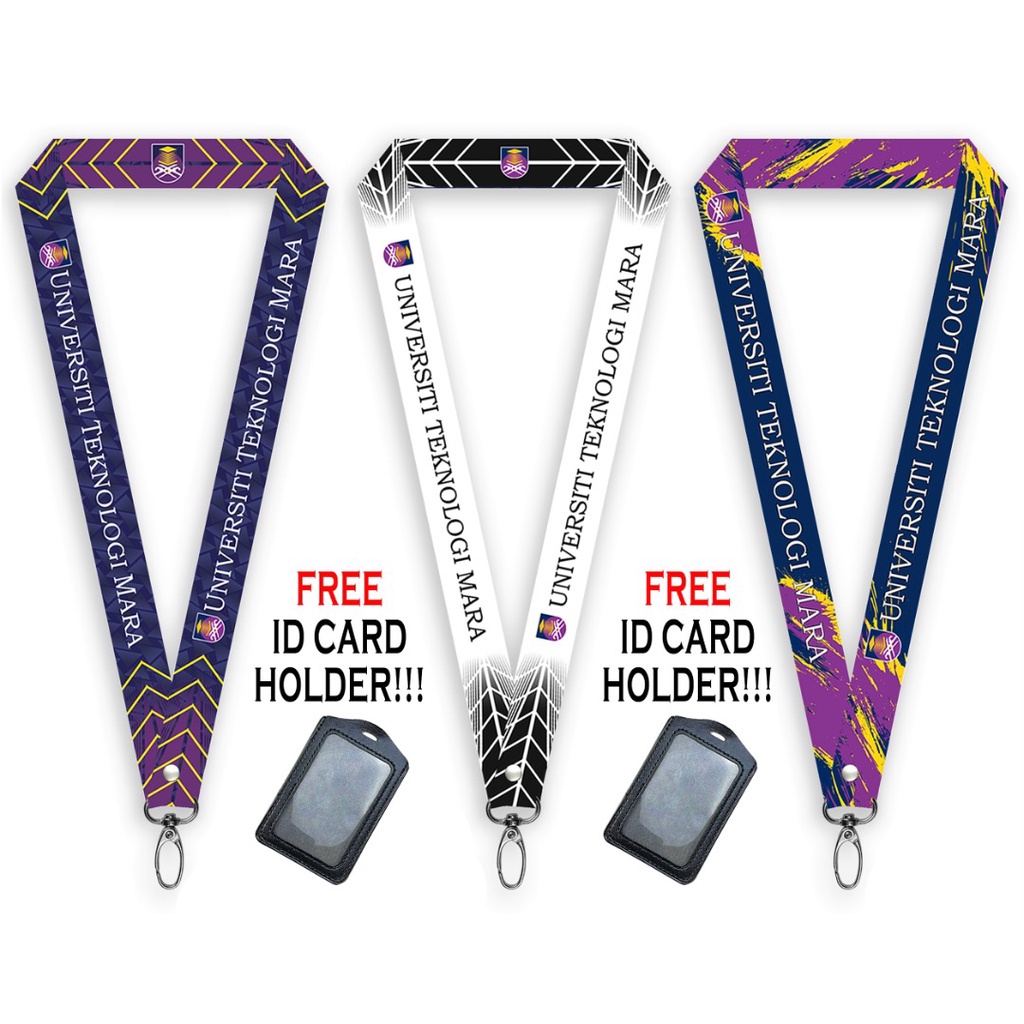 [ Ready Stock ] 3 NEW DESIGN UiTM Universiti Teknologi MARA LANYARD ...