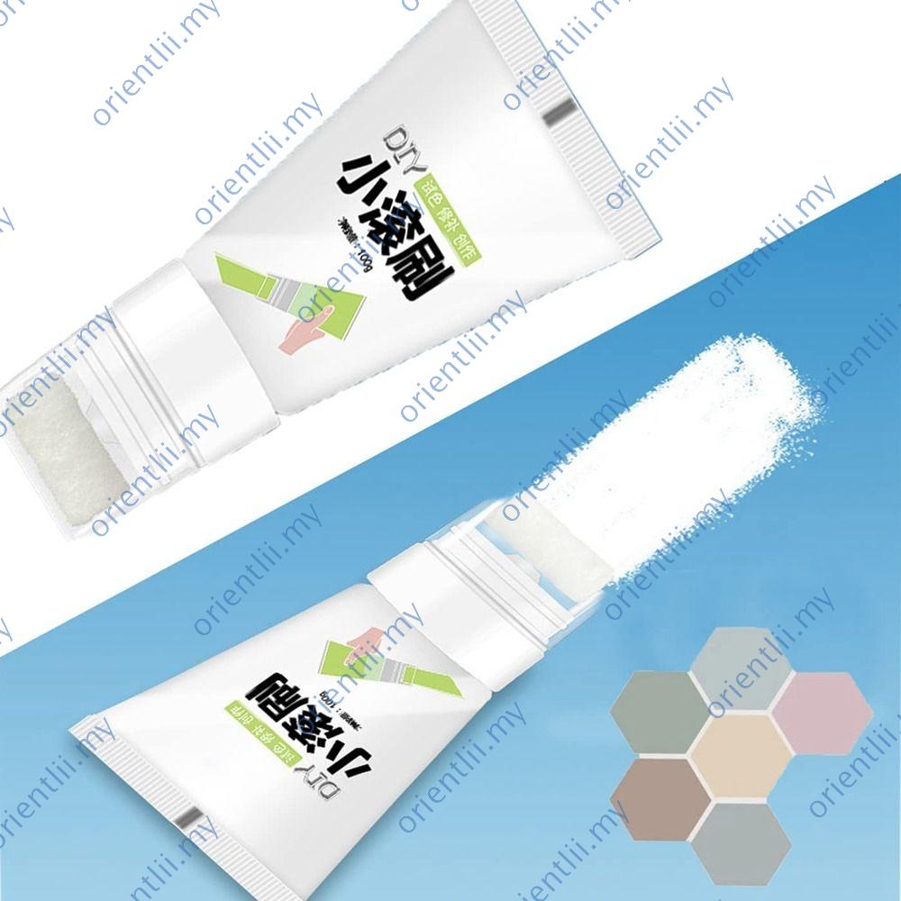 ORIENTLIIY Small Rolling Brush Wall Latex Paint White Color DIY