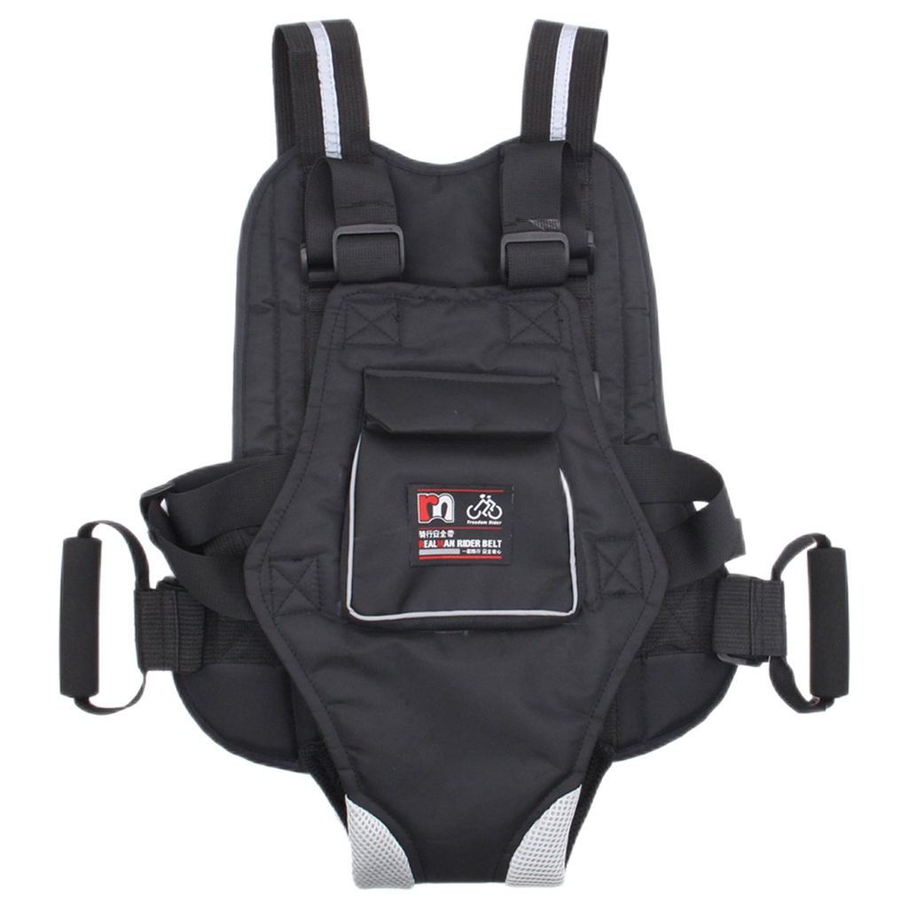 Children Motorcycle Safety Harness Adjustable With Two Handles Electric