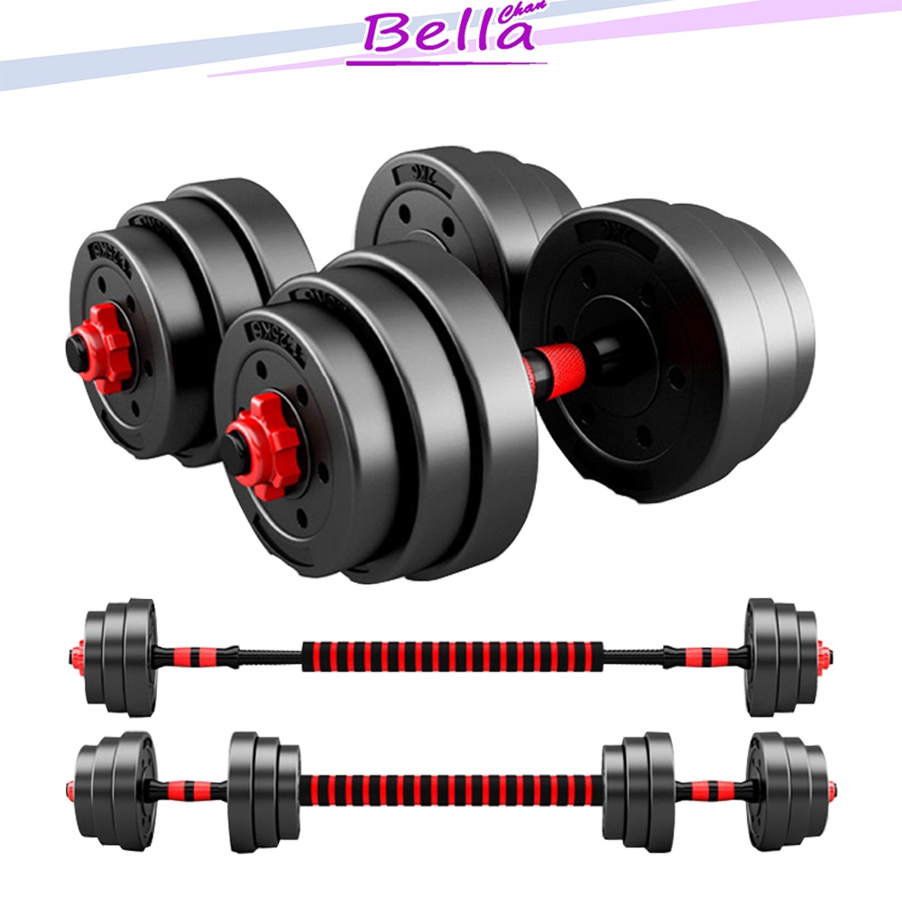 DUMBBELL SET Adjustable Set Strength 20/30/40KG Barbell With Bold ...