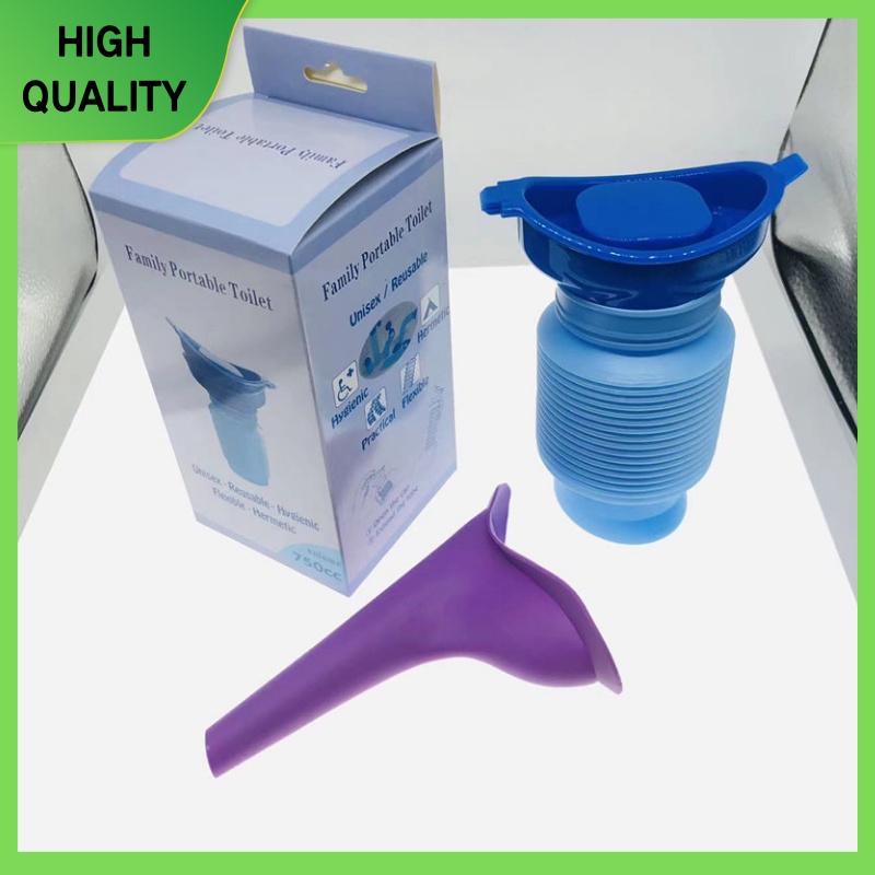 Emergency Kit Urinal Pee Adult Blue Large Car Urinal Portable 