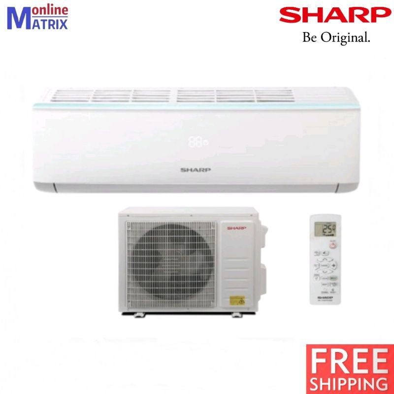 [FAST SHIP] Sharp 1.0HP R32 Non Inverter Air Conditioners AHA9XCD/AUA9XCD air cond