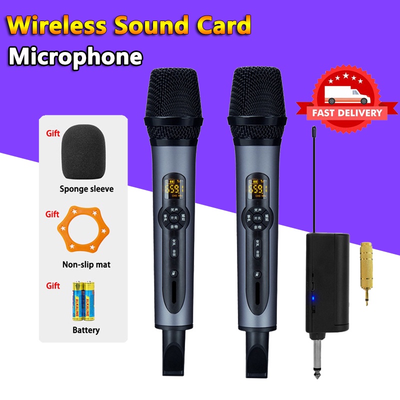 Professional UHF Wireless Microphone Handheld Karaoke Microphone
