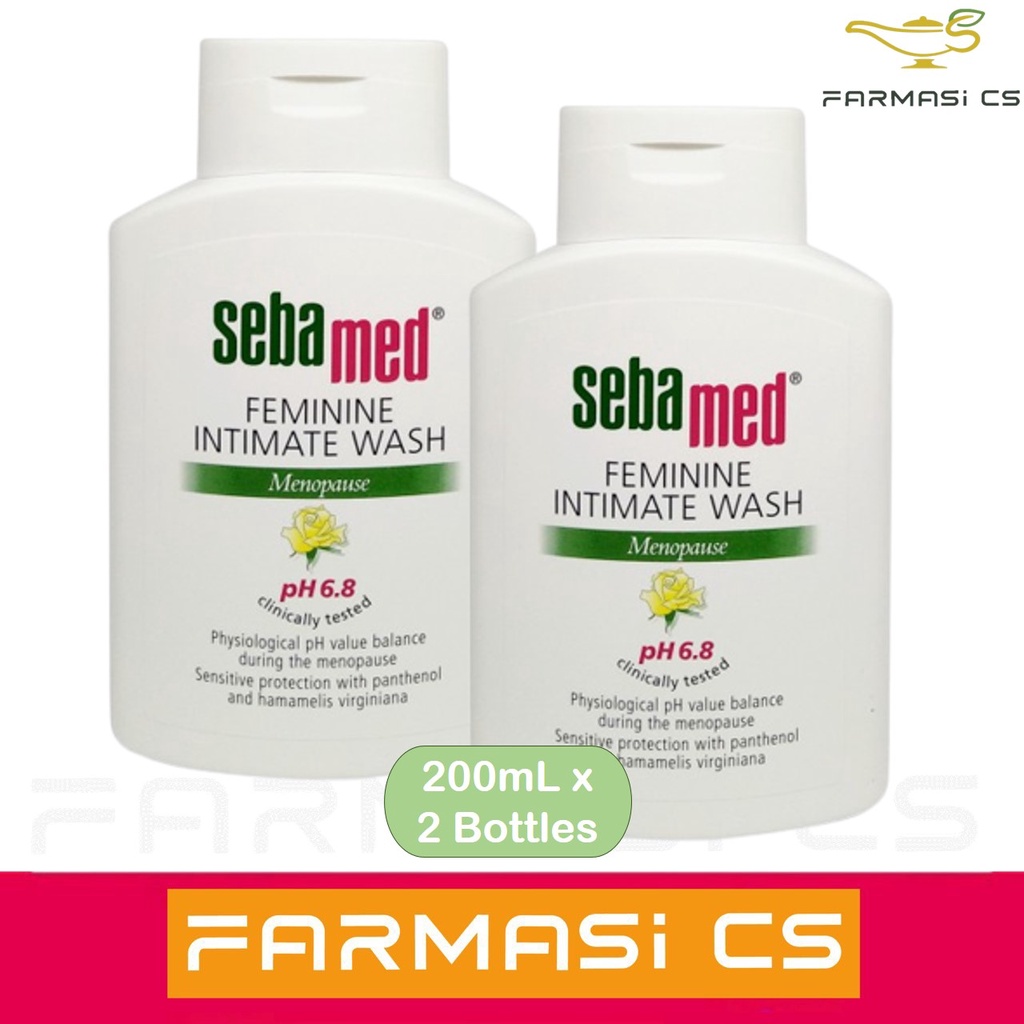Sebamed Feminine Intimate Wash ( Menopause ) 200ml x 2 Bottles (TWIN