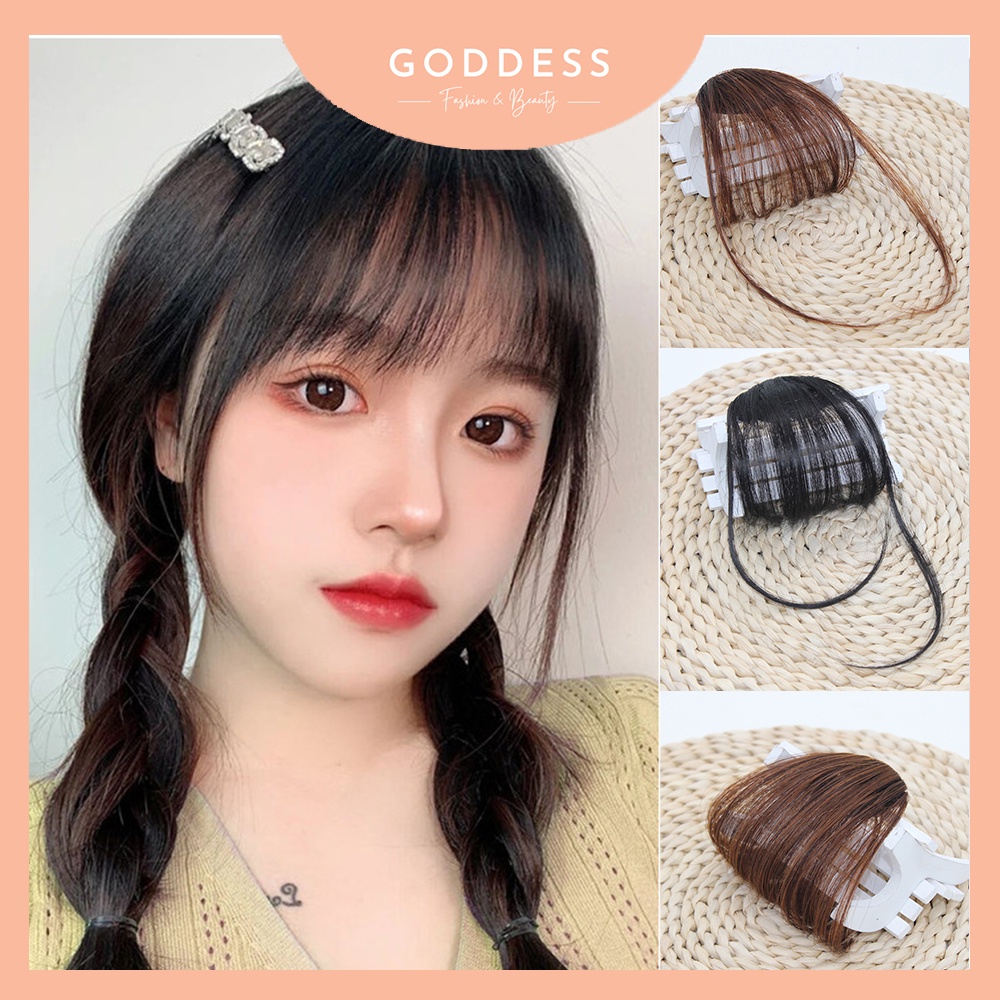 Dsoar Side Bangs Clip In Real Human Hair Bangs Natural Clip On Side Bangs  Straight Fringe Hair Extensions(Natural Black Color) | 2pcs Wave Side Bangs  Real Human Hair Clip In Bangs Wave