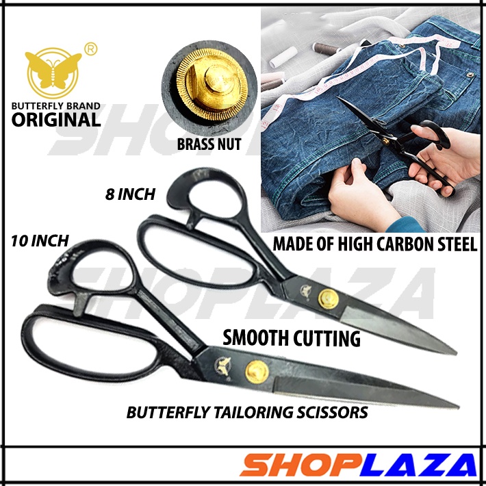 ORIGINAL BUTTERFLY TAILORING SCISSORS 8" OR 10" TAILORING SHEAR CLOTH