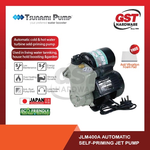 TSUNAMI PUMP JLM400A Automatic SelfPriming Jet Pump Pond Pump Water