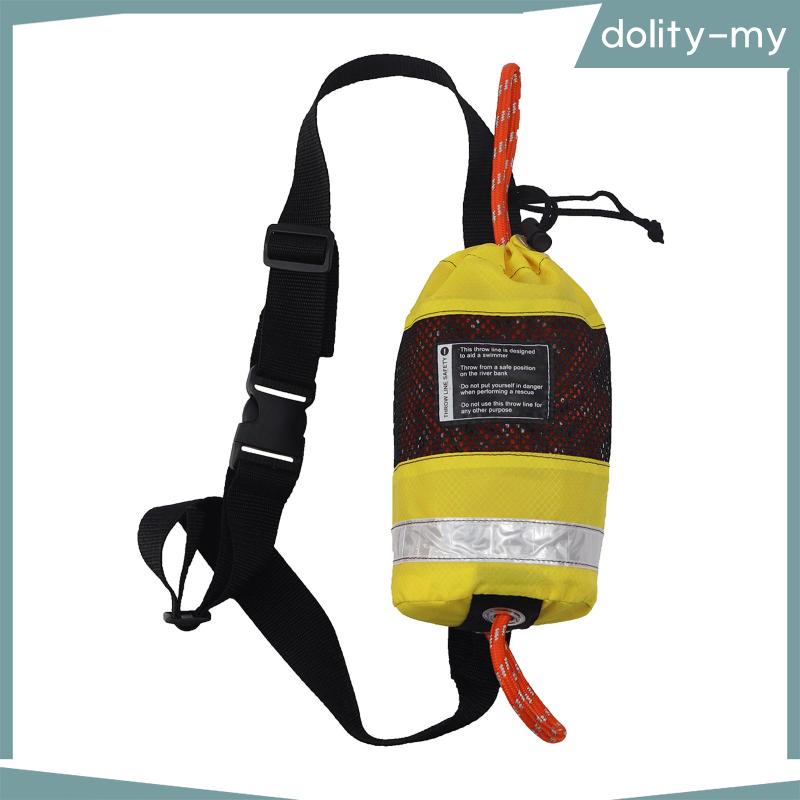 [dolity] Boater'S Throw Bag Throw Rope Reflective Line Sailing Kayaking