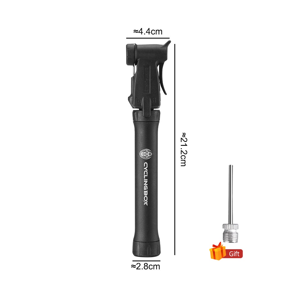 WEST BIKING Bicycle Pump Mini Portable Cycling Inflator Presta Schrader Valve Hose Pumps MTB Mountain Bike Air Pump