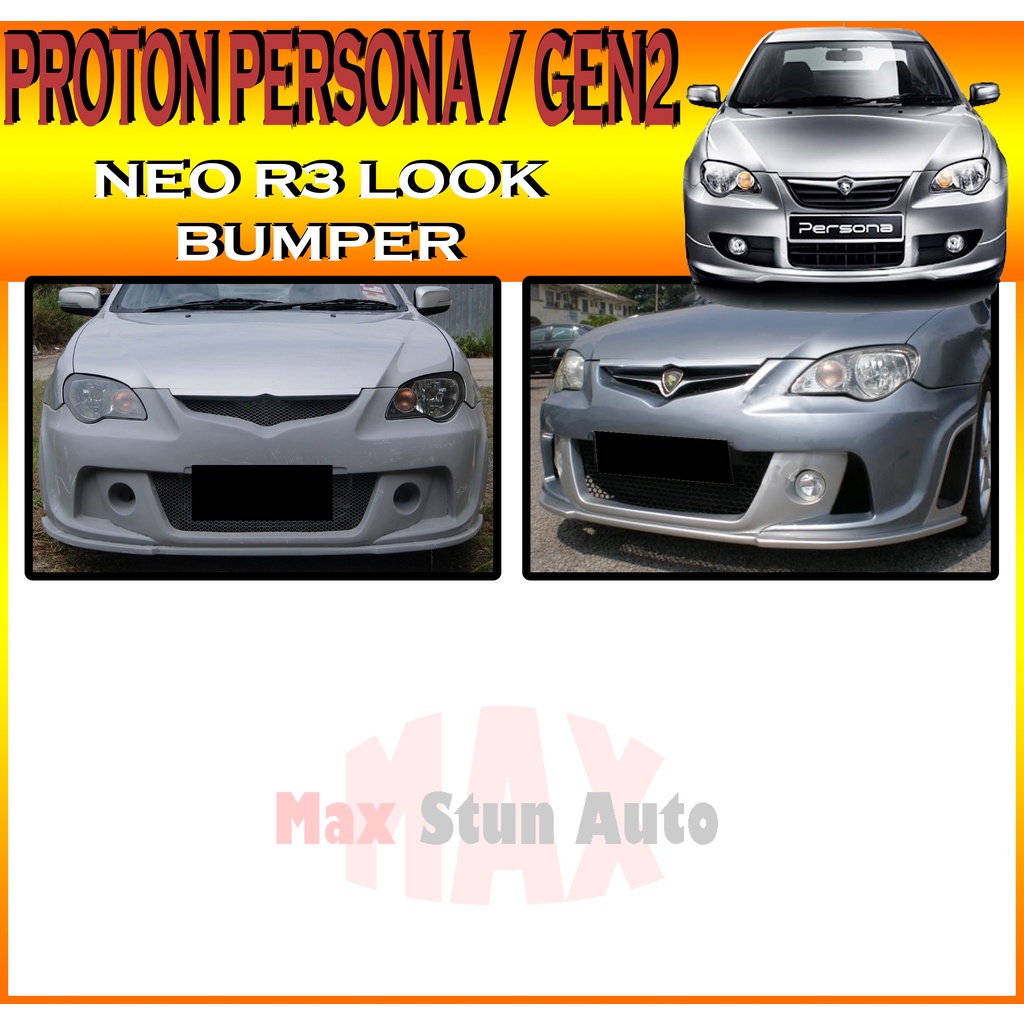 Proton Persona Gen2 Neo R3 Front Bumper With Lamp Neo R3 Bumper Depan For Persona Gen 2 Car 1832