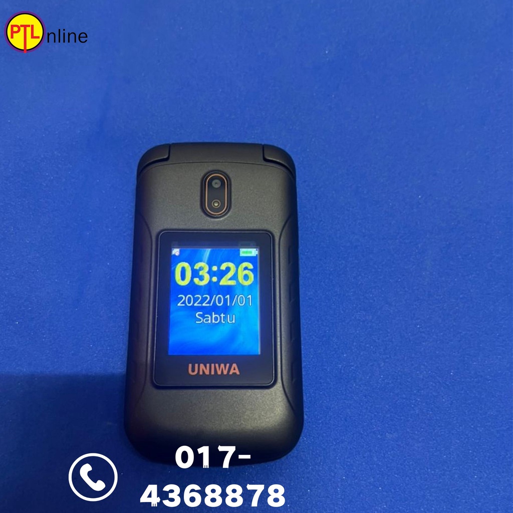 UNIWA V909T 2.8 Inches Double Screen VoLTE Flip 4G Feature Phone ...
