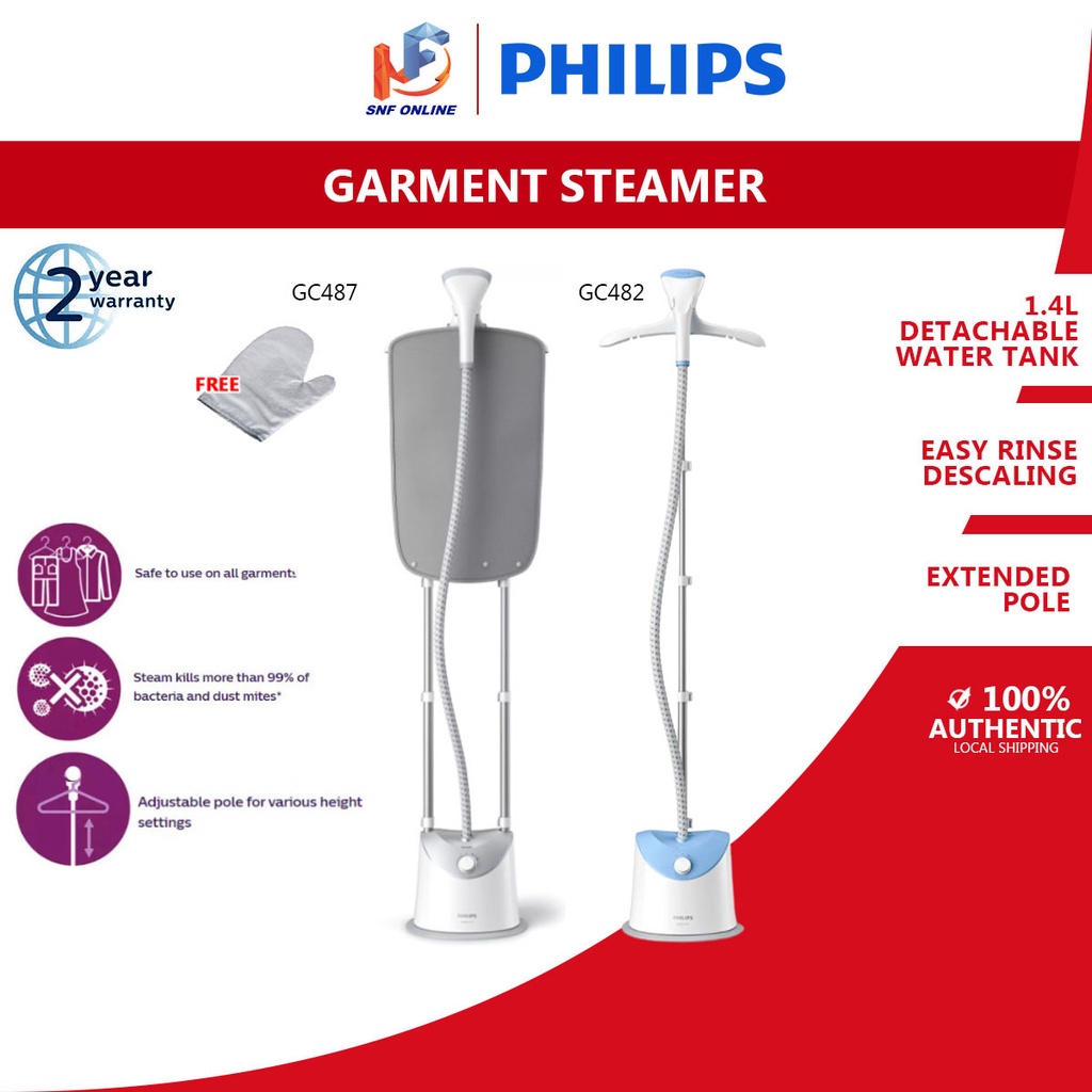 Philips Easy Touch Garment Steamer GC482/27 GC482 GC487/86 GC487 ...